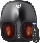 BOB AND BRAD Foot Massager with Heat and Remote, Christmas Gifts for Women Men, FSA HSA Eligible, Shiatsu Deep Kneading Electric Feet Massager Machine for Plantar Fasciitis, Men Size 12