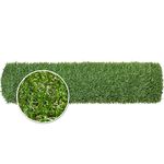 WALPLUS 4mx1m Roll 20mm Pile Height Carpet Artificial Grass Astro Garden Lawn High Density Durability Realistic Looking Pets Friendly Fake Turf Mat Floor for Patio Balcony Outdoor Indoor Self-Draining