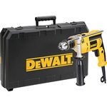 DEWALT DEWD024K DWD024KS 230 Volt Percussion Drill 13 mm with Kitbox, 701 W, Yellow/Black