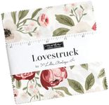 Lovestruck Charm Pack by Lella Boutique; 42-5" Precut Fabric Quilt Squares