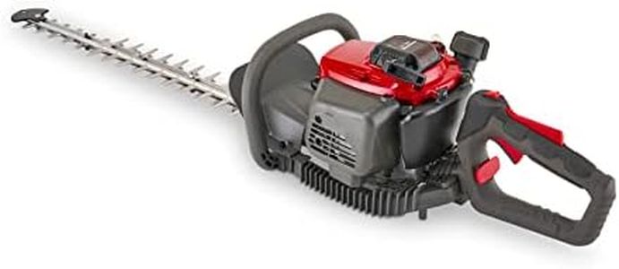 Mountfield MHT 2322 Petrol Fuel Powered Hedge Trimmer, For trimming garden hedges and bushes, 70cm dual action blades, 22.5cc 2-stroke petrol engine (Red)