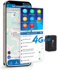Zeerkeer GPS Tracker Mini 4G con Tarjeta SIM Gratis Localizador GPS para Coche App para Coche/Niños/Ancianos/Camión GPS Tracker Coche Historial de 6 Meses Mini GPS Tracker Magnético, Impermeable TK913