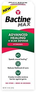 Bactine MAX Advanced Healing Hydrogel with Scar Defense - Faster-Healing & First Aid Infection Protection with Natural Ingredients - Scar Prevention Gel - 0.75oz