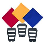 ekSel Pocket Square Holders set for men suits with assorted plain color pocket squares