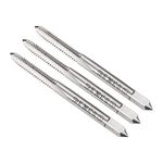 CoCud Thread Milling Taps, 10#-24 UNC Thread 2B, High Speed Steel Machine 3 Straight Flutes Screw Threading Tool - (Applications: for Tapping Drilling Machine), 3-Pieces