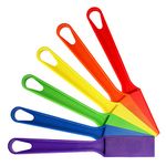 MOLIMOLLY Pack of 6 Rainbow Magnetic Wand Set for Kids with Magnet Bar, Use for , Science Experiments, Bingo, Fridge, and Magnetic Concepts, Homeschool Supplies ，Age 3+