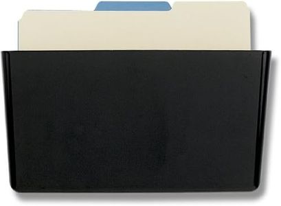 Officemate Wall File Letter Size, Black (21432)