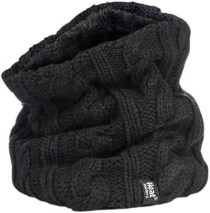 Heat Holders Warm Winter Thermal Neck Warmer Women's One Size (Black)