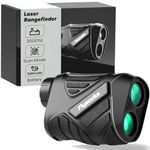 Flysocks Range Finder for Hunting, 2000Y Hunting Rangefinder with Rechargeable Battery, 7X Zoom Laser Rangefinder, Clear Accurate Range Finder for Shooting/Golf with Slope Mode, Easy to Use