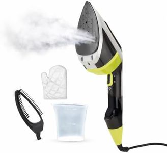 GOODSCITY 3 in 1 Garment Steamer, 1950 Watt Steam Iron with Ceramic Soleplate, Wet & Dry Iron Steamer | 170ml Tank | Portable Steam Press | Vertical & Horizontal Steaming | 1 Year Warranty- GC271