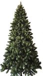 Best Artificial Slim Premium 8ft / 240cm Hinged Real Feel Christmas Tree with 1450 FULL PE Tips for Indoor Xmas