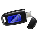 Ankilo 3D Pedometer for Walking, 3D Walking Pedometer Portable USB Rechargable Pedometer Step Counter with Clip and Lanyard LED Backlight Track Steps in Real Time for Older Men Women Elders Kids