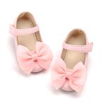 THEE BRON Girl's Toddler/Little Kid Ballet Mary Jane Flat Dress Shoes pink Size: 12 Little Kid