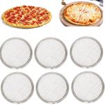 THW® FOR COMMERCIAL USE OF HOTELS AND RESTAURANTS 7 Inches Aluminium Pizza Screen- set of 6 pieces