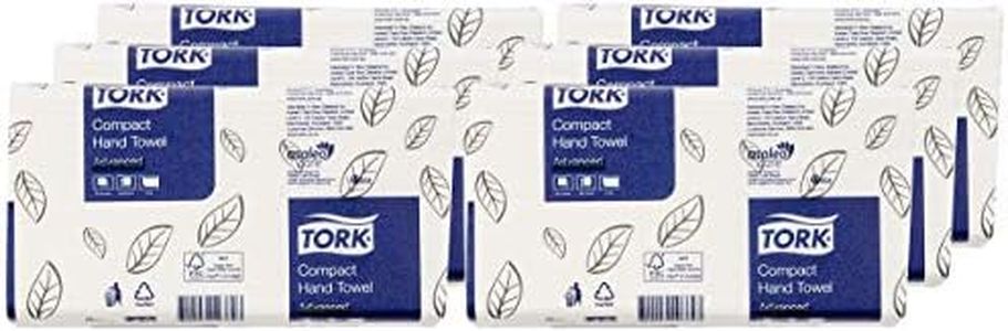 Tork Advance Compact Hand Towels, White, 90 Sheets (Pack of 24)