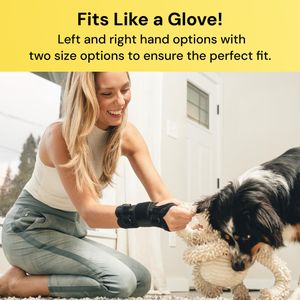 BraceUP Wrist Support Brace S/M Left – Adjustable Compression