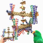 Bonka Bird Toys 1241 DOUBLE HELIX BIRD TOY parrot cage toys cages cockatiel conure african grey by Bonka Bird Toys