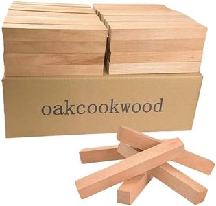 OakCookWood Cherry Wood Splits 8 Inch Thin Cut – Kiln Dried Pizza Oven Wood for Portable Ovens (Ooni, Gozney), Grills & Smokers – Sweet Smoke Cooking Fuel – 19 LB Box