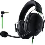 Razer BlackShark V2 X - Multi-Platform Wired Esports Headset (Triforce 50 mm Drivers, Advanced Passive Noise Cancellation, 7.1 Surround Sound, Hyperclear Cardioid Mic) Black