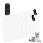 SVD.PET (2-Pack) 2024 Upgraded Pet Training Mat with Tester, 30" X 16", Pet Shock Pad, Dogs & Cats Electronic Repellent mat for Indoor, 3 Training Modes, 5 Levels, Pet Safe Mode (Black Controller)
