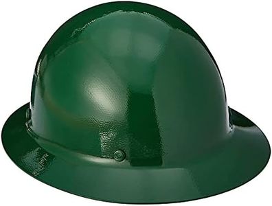 MSA 454668 Skullgard Full-Brim Protective Hat w/ Staz-On Suspension, Green, Standard by MSA