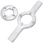 Blutoget TB123A Washer Spanner Wrench - Replacement for GE Whirlpool Washing machine - 1-11/16 Inch tub nut wrench -Replaces TB123A TB123B ERTB123A AP6832671 AP4503397