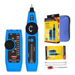 Noyafa NF-810 Multifunctional Network Tester， Ethernet LAN Network Wire Tracker with Telephone Line Tester , Network line Scanning, Power Cable Scanning and POE Switch Test Functions