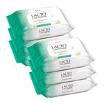 Lacto Calamine Daily Cleansing Facial Wipes 25N Each - Pack of 6 | Wet Wipes for Face with Aloe Vera, Cucumber & Vitamin E | Makeup Remover Wipes| Hydrating,Refreshing, Soothing|Paraben & Alcohol Free