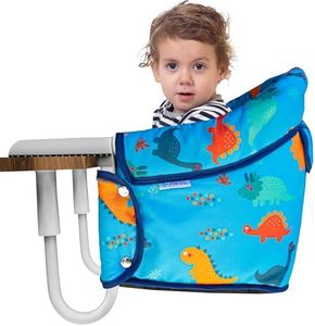 Portable Hook on High Chair for Baby & Travel Toddler from 6-36 Months – Clip on Baby Seat for Table – Fast Table Chair for Travel & Dining– Including Storage Bag - Blue