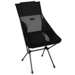 Helinox Sunset Chair Lightweight, High-Back, Compact, Collapsible Camping Chair, Blackout