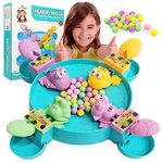 Wembley Hungry Frog Indoor Game For Kids|Family Board Game|Frog Toys For Kids Activity|4 Player Fun Interactive Frog Eat Beans Game|Proudly Made In India,Multicolor