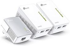 TP-Link TL-WPA4220 TKIT 2-Port Powerline Adapter WiFi Starter Kit, Range Extender, Broadband/WiFi Extender, WiFi Booster/Hotspot, No Configuration Required, UK Plug (UK Version)