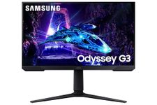 Samsung Odyssey G3 LS24DG300EUXXU 24" 180Hz 1ms FullHD Gaming Monitor - 1920x1080, HDR10, HDMI, Displayport, Freesync, Height Adjust