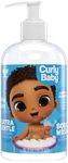 CurlyBaby Body Wash - Gentle Moisturizing Baby Wash for Sensitive Skin & Hair, Tear-Free, Dermatologist-Tested, Light Clean Scent, Cruelty-Free, Perfect for Newborns & Infants - 16 oz