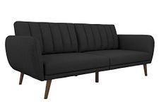 Novogratz Brittany Futon, Dark Gray