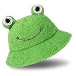 Whaline Plush Frog Hat Cute Green P