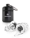 Senner MotoPro Reusable Hearing Protection- Ideal Ear Plugs for Motorcyclists with Aluminium Container, Especially Light Ear Protectors to wear, Reduce Wind Noises, Traffic Remains Audible (SNR 17dB)