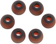 6pcs Ear Tips Sound Isolation Silicone Memory Foam Eartips for 4.5mm‑6.0mm Earbud Type Headphones