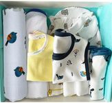 TinyLane - Curated for you! New Born Baby Clothes Gift Set, 0-6+ Months, Multi Color, Baby Shower Gifts, Pack of 13, Skin Friendly