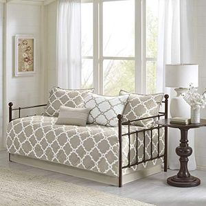 Madison Park Essentials Merritt Coverlet&BEDSPR, Daybed, Taupe