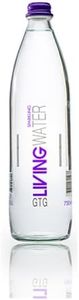 GTG LIVING WATER Sparkling Mineral Water In Glass Bottles (750 Ml, Loose Pack of 12)