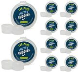 Putty Buddies Ear Plugs 10-Pair Pack - Soft Silicone Ear Plugs for Swimming & Bathing - Invented by ENT Physician - Block Water - Premium Swimming Earplugs - Doctor Recommended (Clear)