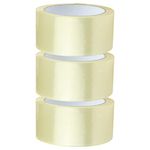 Crimson Starfish Clear Tape 3 Rolls of 48mm x 66m Clear Parcel Tape | Clear Packaging Tape for Packing Parcels, Boxes, Cartons, Moving House | Adhesive Transparent Tape Multi-Use | Wide Clear Tape