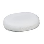 DMI Donut Pillow and Seat Cushion for Pain Relief related to Hemorrhoids, Prostate, Pregnancy, Post Natal and Surgery, 16 x 13 x 3, White