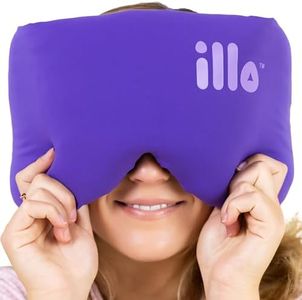 illo Wearable Pillow Sleep Mask | Soft Mulberry Silk Blackout Women Sleeping Eye Mask | Best for Her Home Bed Work Camping Airplane | Great Birthday Gift for Mom Sister Grandma Girlfriend & Teacher