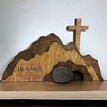 Didyts Easter Scene Wooden Religiou