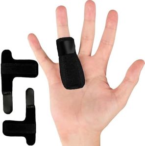 Clcyricher Adjustable Trigger Finger Splint 2 Pack – Support Brace for Thumb, Index, Middle, Ring, & Pinky Fingers – Helps Straighten Curved or Locked Fingers
