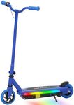 AIYAPLAY Electric Scooter for Ages 6-14 Years, E Scooter with Colourful Light and Electric Brake, Up to 10km/h, Maximum Range 8km, Blue