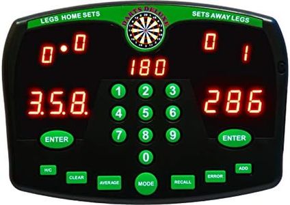 Thomas & Anca Club Supplies Ltd Darts Deluxe Electronic Dart Scorer Electronic Scoreboard For Dart Lovers Xmas Gift Dart Players Man Cave Gift Xmas Gift Present for him