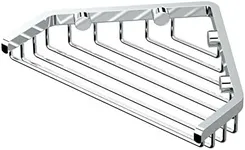 Gatco 1495 7-Inch Length Shower or Tub Corner Basket, Chrome